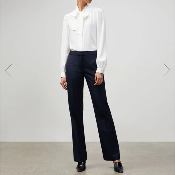 Lafayette 148 menswear black stretch wool trouser pants 8 - Picture 13 of 13